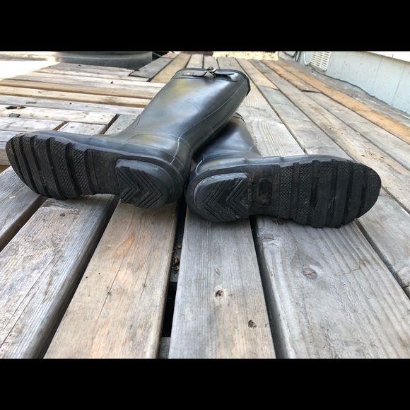 Hunter tall matte black original boots - Picture 6 of 8